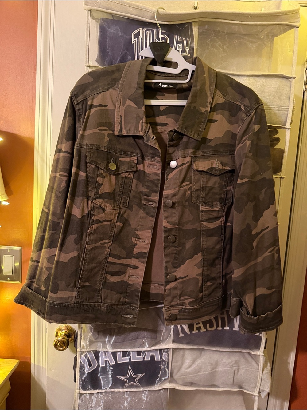 d.jeans Brown Olive Camo Jacket